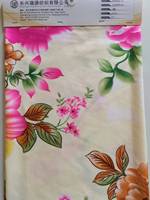 Vente directe d'usine 5D fleur Design 100% Polyester tissu en microfibre imprimé numérique pour housse de couette taie d'oreiller