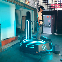 NINED Machine de jeu VR à faible encombrement, simulateur d'intérieur, plateforme de course à pied, utilisation en centre commercial, métal durable