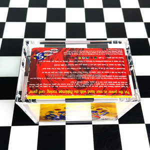 Étui en acrylique magnétique SYP pour boîte de boosters Pokémon Surging Sparks, design à coins arrondis de 6 mm, étui de protection en acrylique - sans cartes - Product Image 3