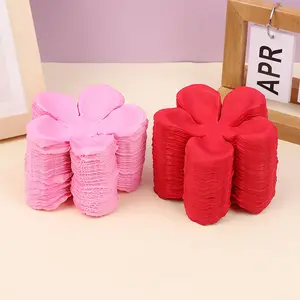 Pétalos de rosa artificiales, jabón de flores artificiales de 5,5 cm, venta al por mayor, para el Día de San Valentín y boda