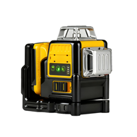 Niveau laser vert 3D 12 lignes rotatif à 360° de qualité industrielle DW DW089LG 2026 pour marquage extérieur de chantier avec batterie au lithium
