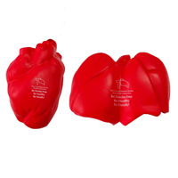 Jouets anti-stress en PU promotionnels BSBH, cœur, poumons, cerveau, taille, avec logo personnalisé, ballon anti-stress pour hôpital