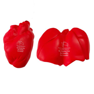 BSBH promosyon PU stres Organ Anti stres kalp akciğer beyin bel oyuncaklar hastane için özel LOGO kabartma stres topu ile - Product Image 4