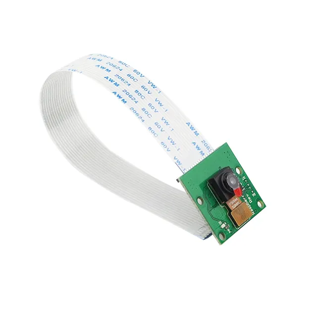 5MP Raspberry Pi Camera Module 1080P Webcom 15 30 50 100 200cm FFC Flat Wire Flex Ribbon Cable for Raspberry Pi 4 Model B 3B+ 3B