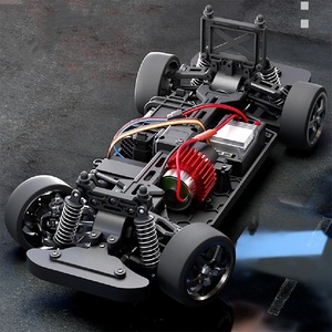 <span class=keywords><strong>HB</strong></span> Toys R1201 R1202 Auto in Scala 1/12 Initial <span class=keywords><strong>D</strong></span> AE86 4WD RC Drift Truck RTR con Luci LED, Giroscopio ESP, Telecomando Preciso 2.4Ghz - Product Image 6