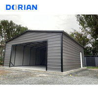 10x15 garage préfabriqué structure en acier voiture parking hangar toit conception bâtiment maison