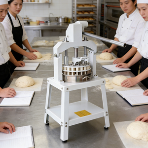 Divisora y Cortadora Manual <span class=keywords><strong>de</strong></span> Masa, Máquina Manual para Prensar Masa <span class=keywords><strong>de</strong></span> Pan, Pizza y Bollos, 36 Piezas - Product Image 2