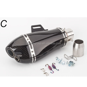 Silencieux d'échappement universel, en fibre de carbone, pour <span class=keywords><strong>Moto</strong></span>, modification, pour CBR250, CB400, YZF, FZ400, <span class=keywords><strong>Z750</strong></span>, NINJA - Product Image 3