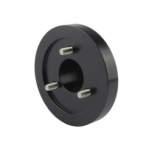 Support de montage d'antenne en aluminium noir pour Jeep Wrangler JK JL 07-17 - Product Image 1