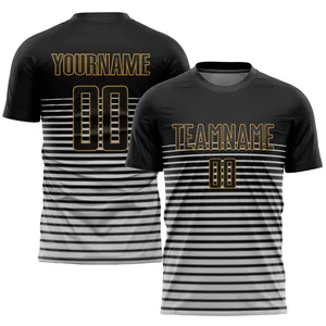 Conjunto de Camiseta de Fútbol de España y Alemania para Hombre, con Rayas Blancas y Negras, Transpirable, de Malla, con Números, Venta Directa de Fábrica - Product Image 3
