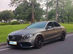 Mercedes-Benz <span class=keywords><strong>Classe</strong></span> <span class=keywords><strong>C</strong></span> AMG berline d'occasion <span class=keywords><strong>2022</strong></span>, conduite à gauche, automatique, turbo, sièges en cuir foncé, jantes R19, essence - Product Image 1