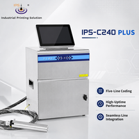 Sistema de Marcado por Inyección de Tinta Continua Multi-Línea IPS-C240 Plus IP65 para Impresión de Códigos de Barras y Códigos QR