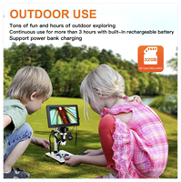 Outils de réparation de téléphones portables avec écran LCD couleur grand format 7 pouces 1080p, support métallique et télécommande