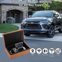 Caja Faraday Anti-Robo y Anti-Radiación para Llaves de Auto y Teléfono, Organizador Impermeable, Portátil, de Lujo, Ecológico, con Nuevo Diseño Moderno
