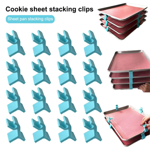 Apiladores de bandejas para hornear, divisores de bandejas, soporte apilable para bandejas y rejillas de horno - Product Image 5
