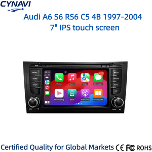 Autoradio Android con Schermo da 7 Pollici, GPS e Lettore DVD per <span class=keywords><strong>Audi</strong></span> <span class=keywords><strong>A6</strong></span> S6 RS6 C5 4B 1997-2004 - Product Image 1