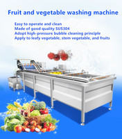 Xu Industriële Zeevruchten Garnalen Plc Motor Pomp Motor Luchtbel Wasmachine Mossel Slak Oester Schoonmaken Fruit Groente