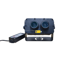 Projecteur LED extérieur 60W en aluminium IP65 pour publicité de Noël, Gobo 2-en-1, projection de flocons de neige