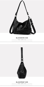 Nuevo Bolso Bandolera de Moda, Gran Capacidad, de Cuero PU Suave, Bolso de Mano para Mujer, Diseño de Lujo - Product Image 4