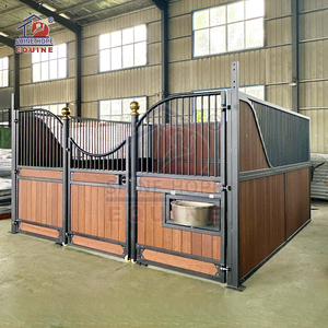 重型豪华定制竹马马厩设备，配有全开马档前板 - Product Image 4