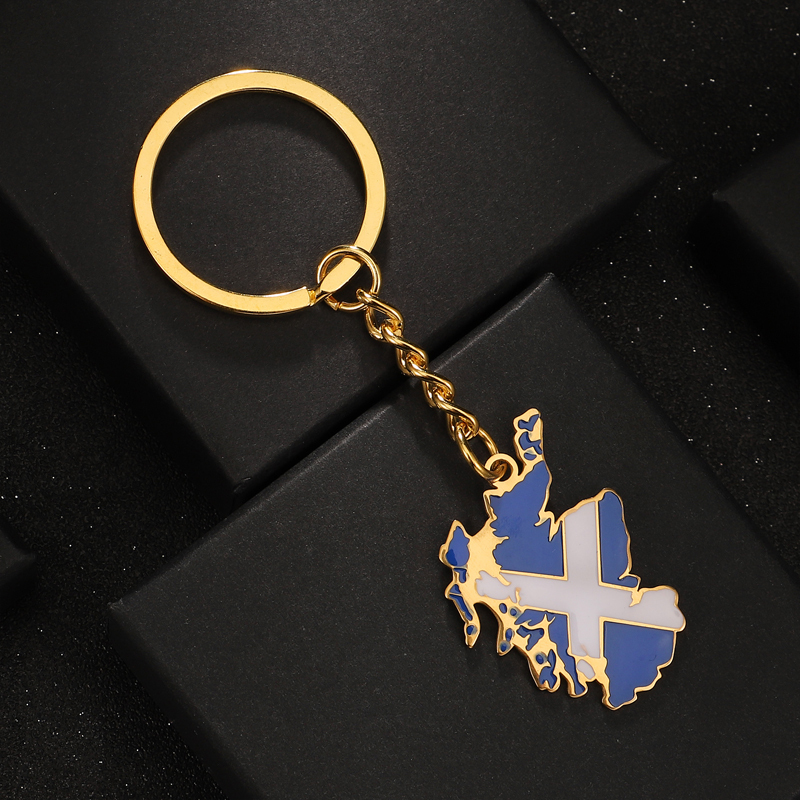 Badge Émaillé Drapeau Écosse – Épingle à Col En Métal, Symbole D'amitié Franco-Écossaise – Accessoire Patriotique