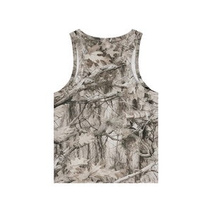 Camiseta de Verano sin Mangas para Hombre, Estilo Urbano, Tejida, Holgada, Transpirable, con Estampado de Camuflaje, Estilo Hip Hop - Product Image 6