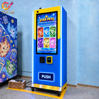 Distributeur automatique de cartes à collectionner CE FCC RoHS TCG avec écran tactile de 32 pouces, télécommande et distributeur automatique de paquets de cartes