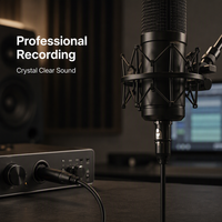 Câble audio professionnel XLR mâle-femelle pour microphone, équilibré, OEM