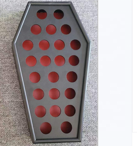 Bán Buôn Màu Đen Bằng Gỗ Quan Tài Hộp Gothic Trang Trí Nội Thất Trang Điểm Tổ Chức Quan Tài Có Hình Dạng Son Môi Tổ Chức - Product Image 4