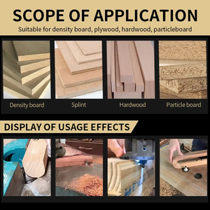 OEM настраиваемый 1/2 дюймов Хвостовик TCT ЧПУ прямые фрезы один HSS карбидный концевой фреза для деревообработки олова металла - Product Image 6