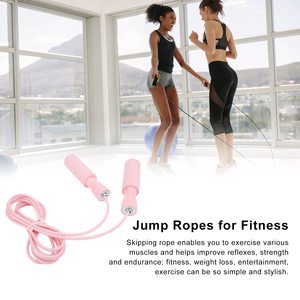 Cuerda de saltar sin enredos, Cable de cuerda de saltar de velocidad rápida con rodamientos de bolas, cuerda de saltar de acero, gimnasio, Fitness, Ejercicio en casa, cuerpo delgado - Product Image 5
