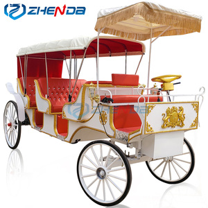 Carruaje de Caballos Eléctrico de Lujo Clásico con Batería, 9 Asientos, para Bodas y Alquiler Turístico - Product Image 2