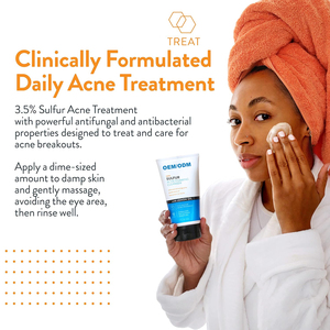 Limpiador de Espuma facial para el acné que reduce los brotes de acné Contiene aceite de limón y extracto de avena Limpiador de espuma para el acné 150ml - Product Image 4
