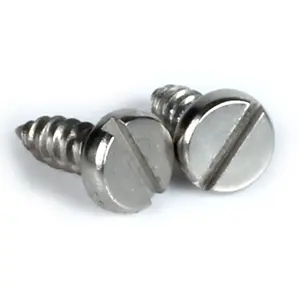 IIIBEAR Factory Direct Supply 304 Stainless Steel Slotted Pan Head Self Tapping Screw