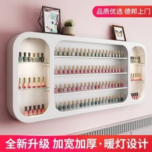 Nail Art & Nail Polish <b>Shelf</b> Display Rack Cosmetic <b>Wall</b> Hanging Storage Rack for Kitchen <b>Wall</b> Rack with Glue for Nail Polish - Product Image 3