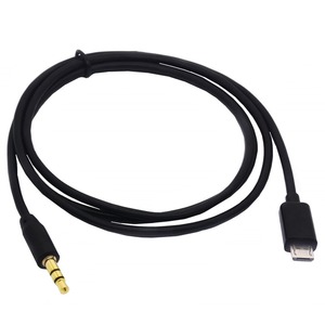 Câble audio AUX micro-USB 3,5 mm tressé compatible avec Samsung <span class=keywords><strong>Galaxy</strong></span> S3 I9300 <span class=keywords><strong>S2</strong></span> <span class=keywords><strong>I9100</strong></span> I9220 pour voitures, ordinateurs et caméras - Product Image 3