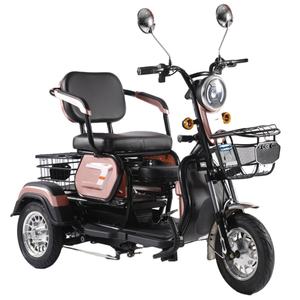 Tricycle électrique à trois roues 48V avec toit ouvert, motorisé, pour le transport urbain - Product Image 3