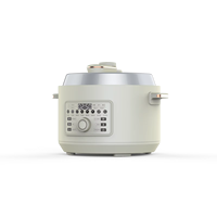 Cuisinière à pression électrique numérique 3L haute performance, multicuiseur intelligent avec modes de pression réglables et écran LED