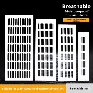 Ventes directes d'usine en alliage d'aluminium maille respirante fenêtre de refroidissement rectangulaire armoire carrée <span class=keywords><strong>Grille</strong></span> de registre de ventilation - Product Image 4