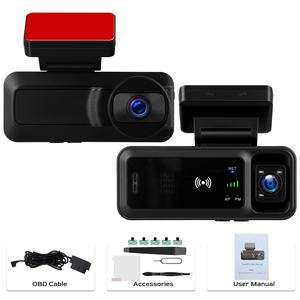 <span class=keywords><strong>Cam</strong></span>éra embarquée Podofo 4G LTE double canal avec communication bidirectionnelle, DVR, GPS, visualisation en direct à distance, vision nocturne, enregistreur vidéo de voiture OEM & ODM - Product Image 6