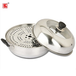 出售高品质不锈钢蒸锅，带烹饪篮和电木手柄蒸汽炊具套装 - Product Image 5