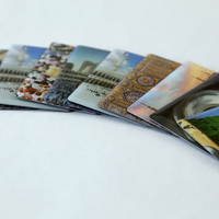 Aimants de réfrigérateur personnalisés avec l'image de pays et de ville - Design Art Déco, matériau époxy écologique, souvenir, cadeau, forme et style, surface cristalline EN71