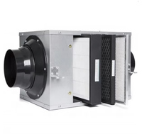 Nouveau module de hotte de filtration chimique avec conduit, boîtier d'air HEPA pour salle blanche, usage industriel et laboratoire, filtre à air, filtre à charbon, ventilation