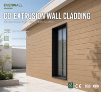 Revêtement mural extérieur WPC Everwall, panneaux de bardage extérieur et systèmes de façade en imitation bois véritable pour la décoration extérieure des maisons