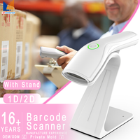 Escáner de código de barras Xincode 2D CMOS con interfaz USB Escaneo de código QR Escaneo automático con cable con soporte en stock para la venta