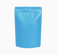 Wiederverwendbare, mehrfarbige, lebensmittelechte, feuchtigkeitsbeständige, matte Kunststoff-Standbeutel mit Reißverschluss, metallisierte Snack-Verpackungstüten für Tierfutter