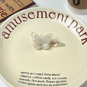 Nuovo stile all'ingrosso della fabbrica temperamento dolce doppio strato 3D fiocco acetato fermaglio per capelli - Product Image 6