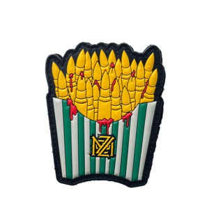 B2B Export Factory Tailor Printed 2D Soft Rubber Polyvinyl Chloride Sewn On Washable Uniform Tag pvc patch - Product Image 6