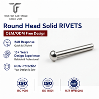 Rivets micro-ronds pleins personnalisés TianFang pour pièces d'instruments de précision, fourniture de prototypes et de lots pilotes, et devis rapide