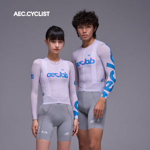 AEC.CYCLIST Nouveau maillot de cyclisme pour <span class=keywords><strong>femme</strong></span>, haut de cyclisme à manches longues pour homme, vêtements de cyclisme respirants avec fermeture éclair YKK, série ShanJi - Product Image 3